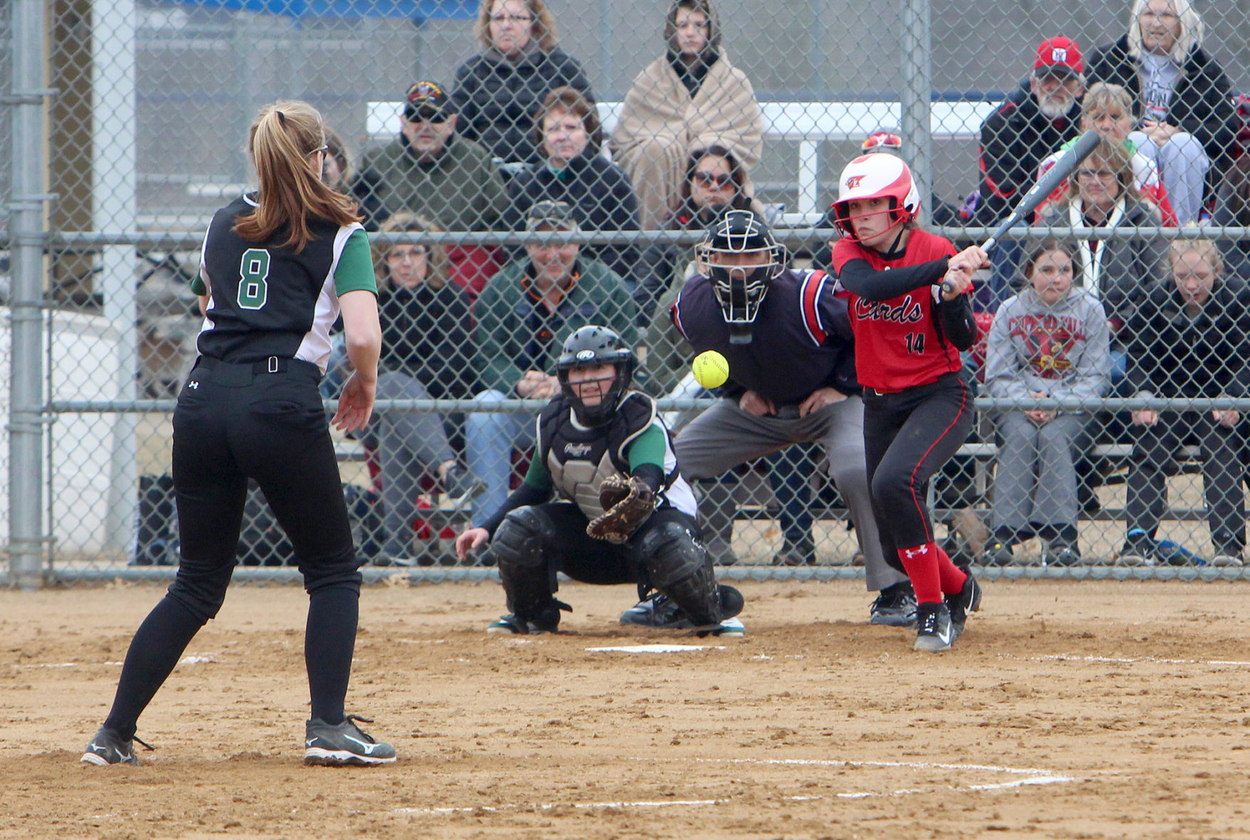 D.C. Everest at Chi-Hi softball 4-5-19
